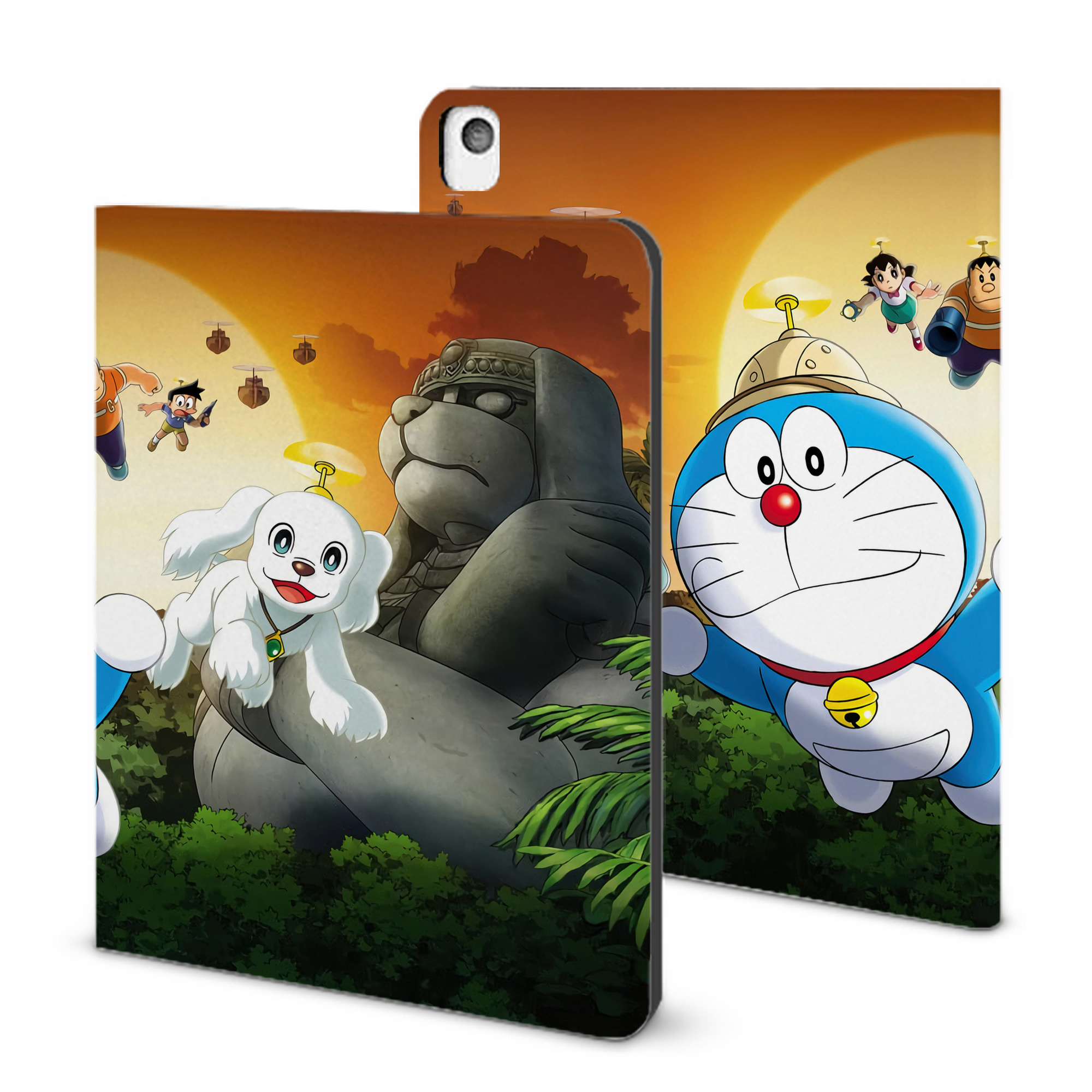 （画像用） ドラえもん Doraemon IPadケース ペンホルダー付き ブックスタイルデザイン